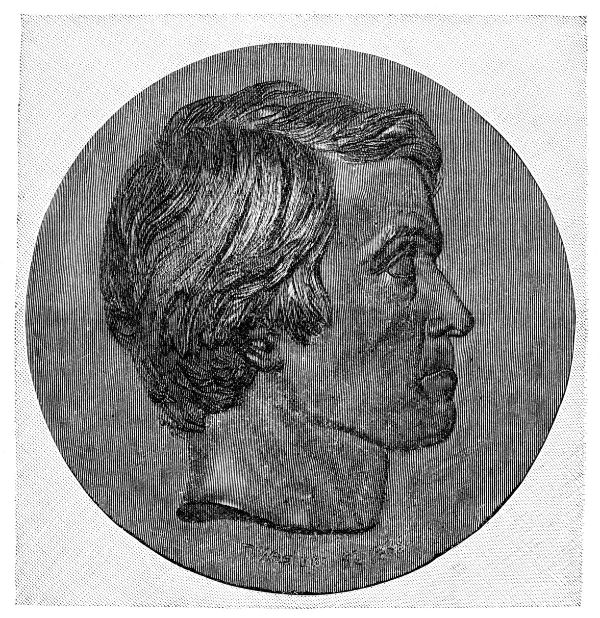 Thomas Carlyle, skotsk essäist, satiriker och historiker, 1800-talet av Unbekannt