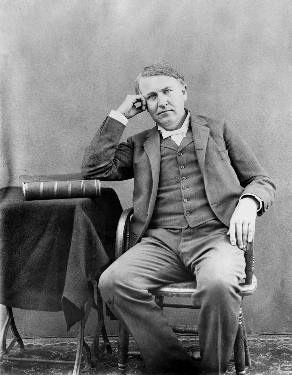 Thomas Edison, amerikansk uppfinnare av Unbekannt