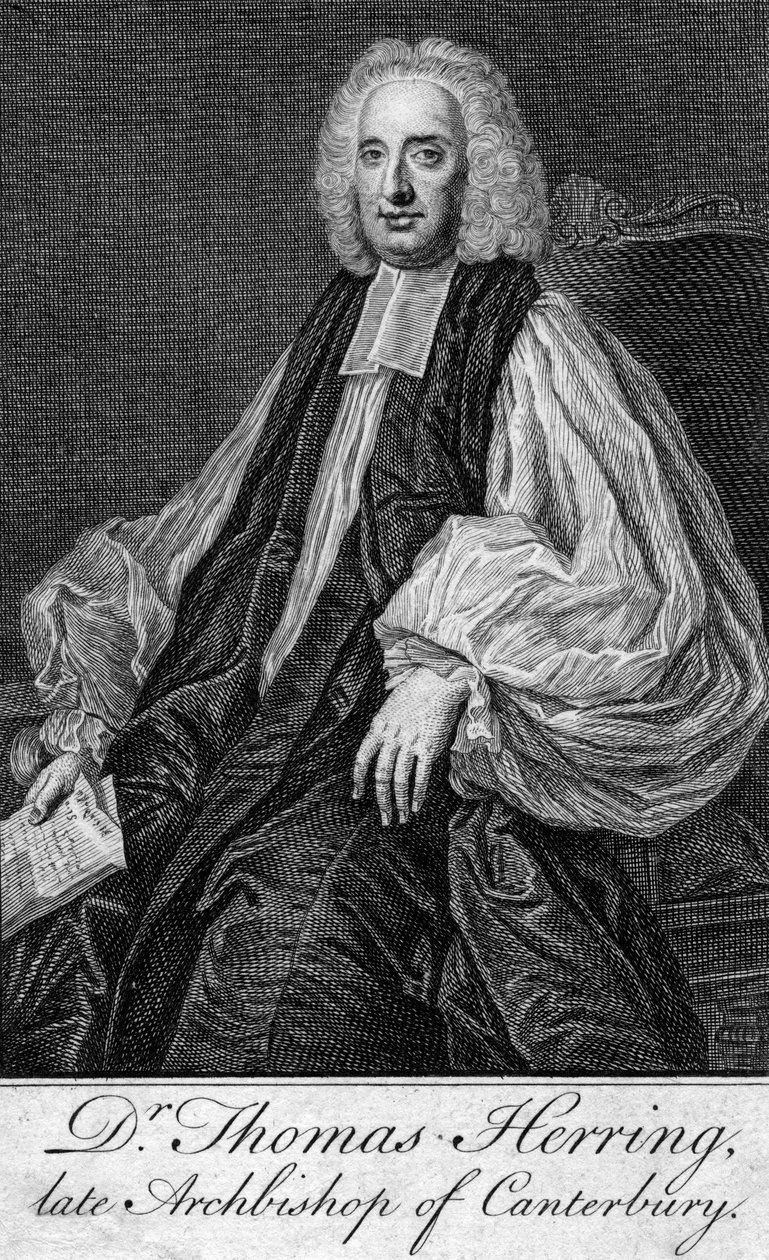 Thomas Herring 1693-1757, ärkebiskop av Canterbury av Unbekannt