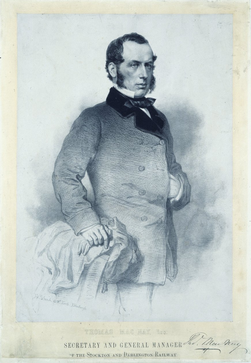 Thomas MacNay, järnvägssekreterare och generaldirektör av Unbekannt
