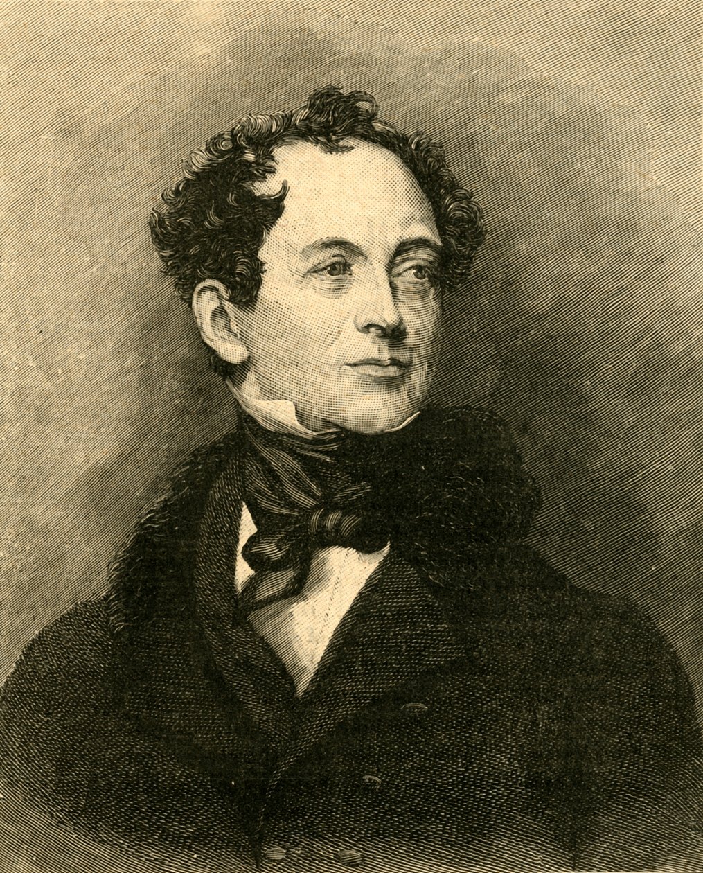 Thomas Moore, irländsk poet och biograf över Lord Byron, c1829 c1890. av Unbekannt