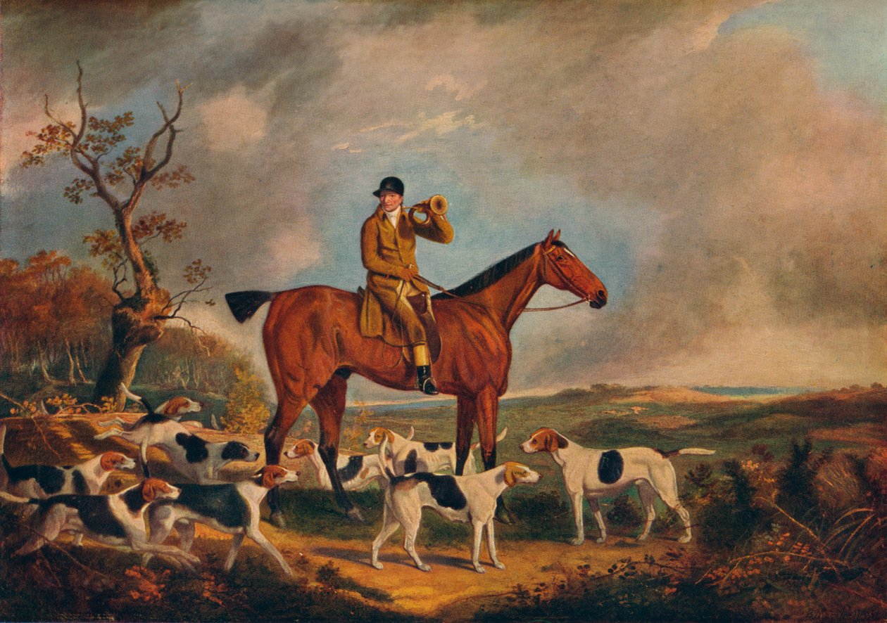 Thomas Oldaker om Pickle with his Hounds, c1800-talet, 1922 av Unbekannt
