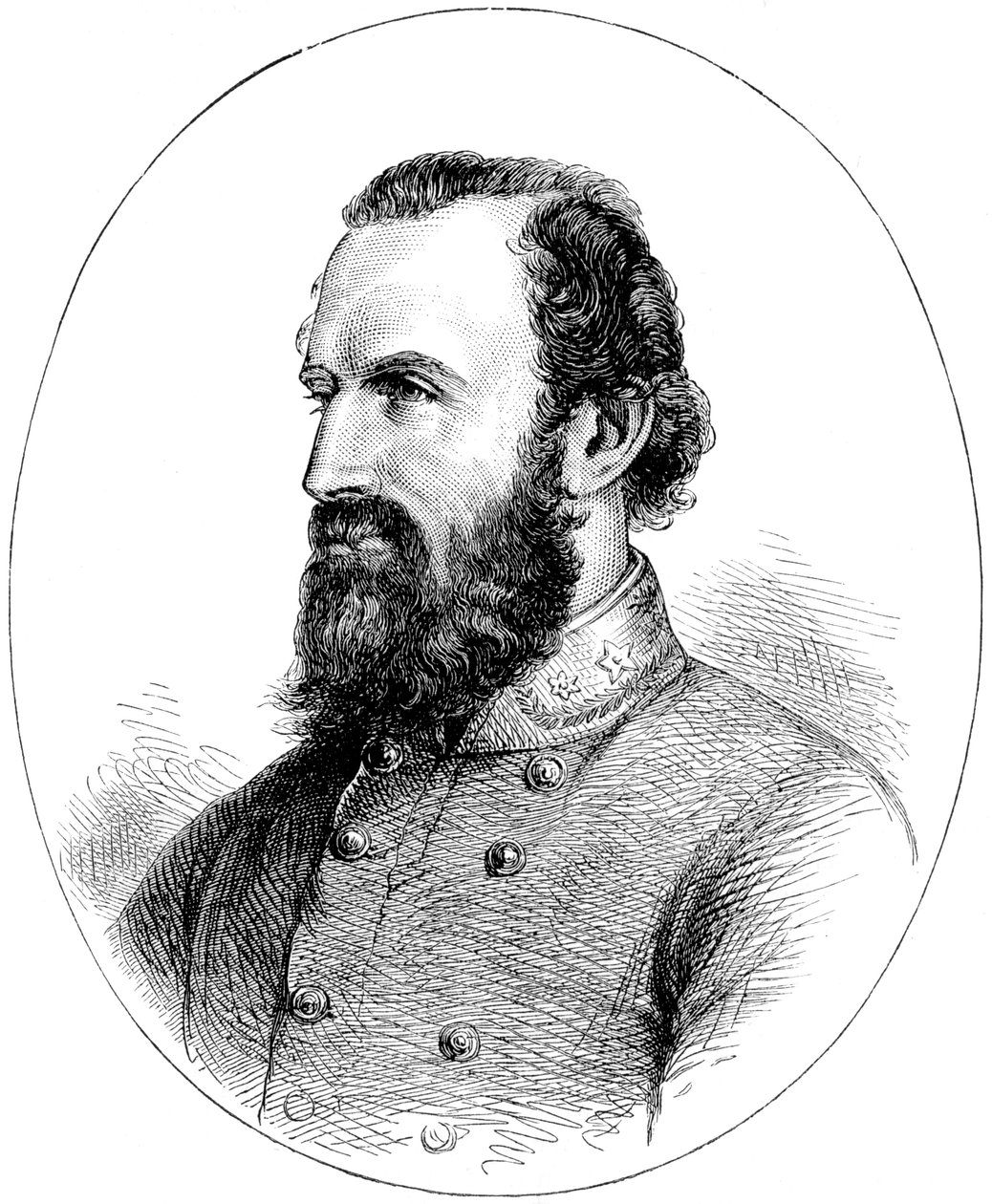 Thomas Stonewall Jackson, konfedererade general från det amerikanska inbördeskriget, c1880 av Unbekannt