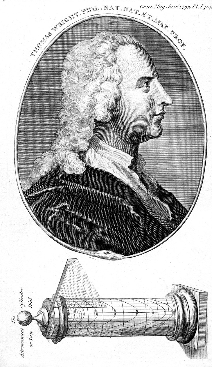 Thomas Wright, engelsk astronom, vetenskaplig instrumentmakare och lärare, 1793 av Unbekannt