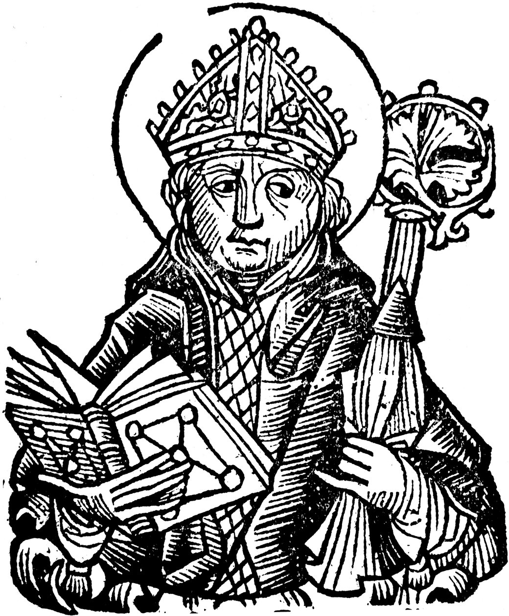Thomas a Becket 1118-1170, engelsk kyrkoman, helgon och martyr, 1493 av Unbekannt