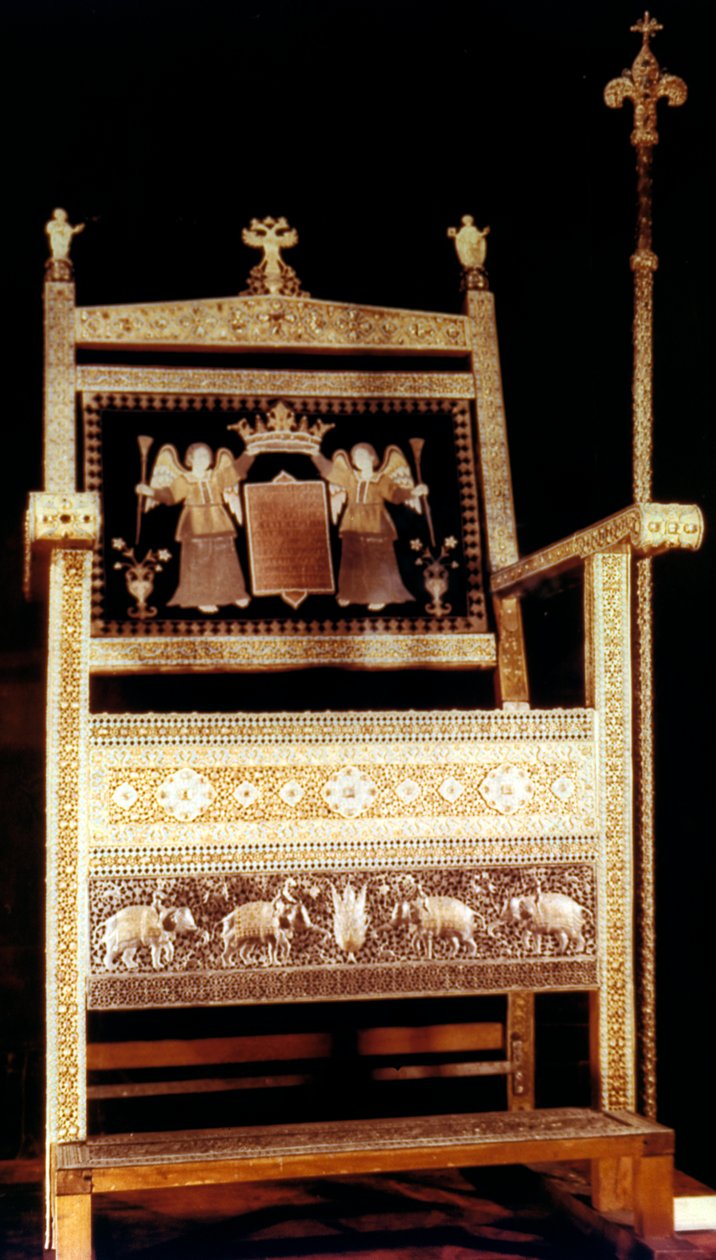 Tsar Alexis Mikhailovichs tron, 1659 av Unbekannt
