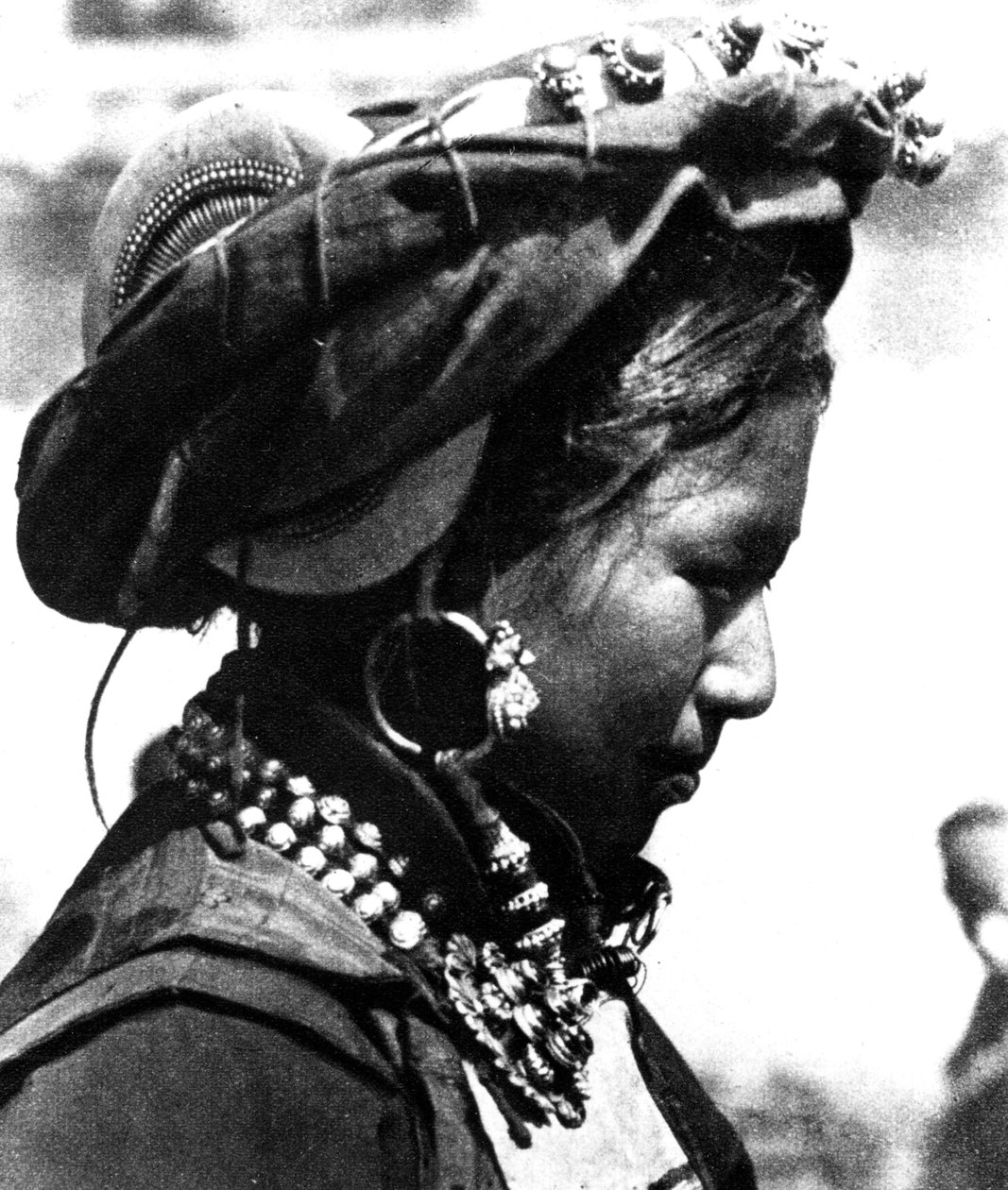 Tibetansk kvinna, 1938 av Unbekannt