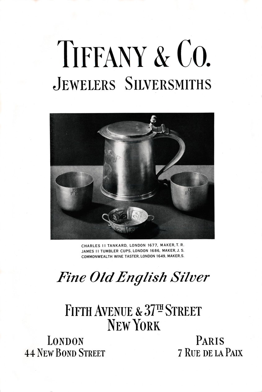 Tiffany & Co.-annons, 1937 av Unbekannt