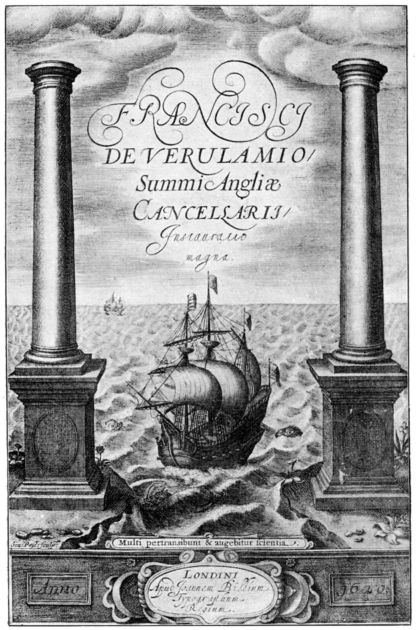 Titelsidan för Francis Bacons Institutio Magna, 1620 1893 av Unbekannt