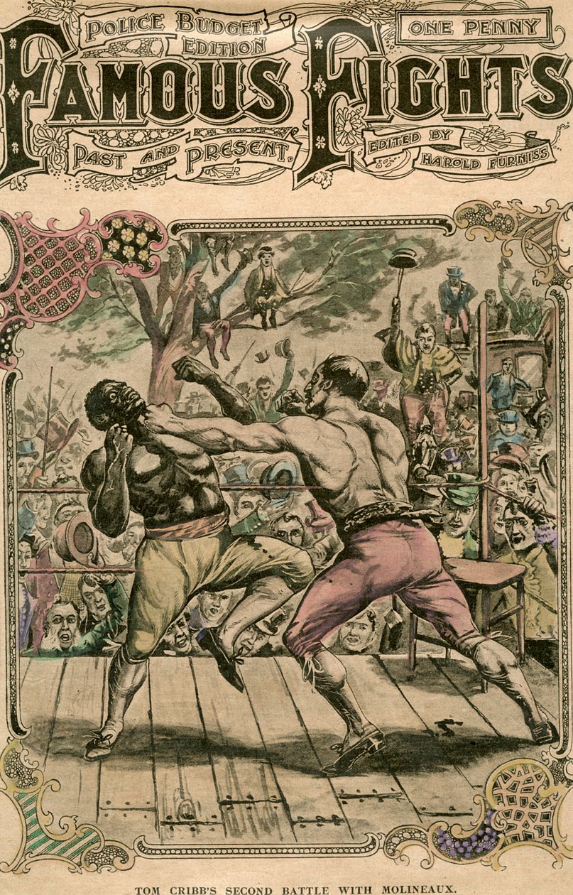 Tom Cribbs andra strid med Molineaux, 1811 sent 1800- eller tidigt 1900-tal av Unbekannt