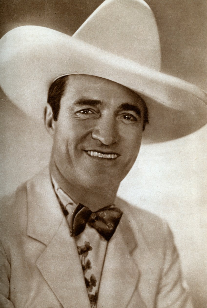 Tom Mix, amerikansk filmskådespelare, 1933 av Unbekannt