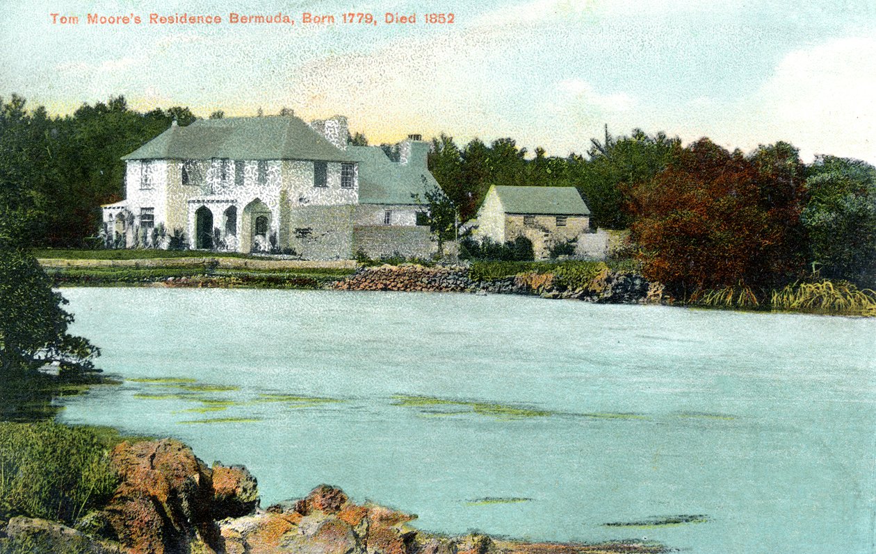 Tom Moors residens, Bermuda, ca 1900-talet av Unbekannt