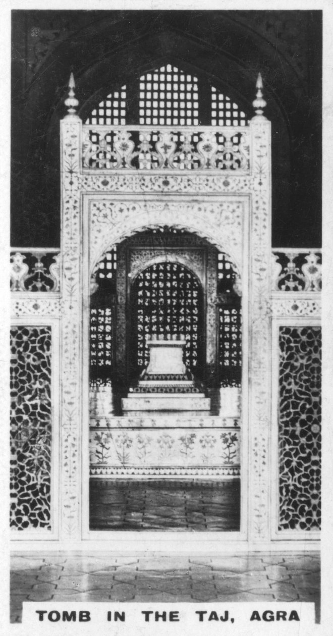 Grav i Taj, Agra, Uttar Pradesh, Indien, c1925. av Unbekannt