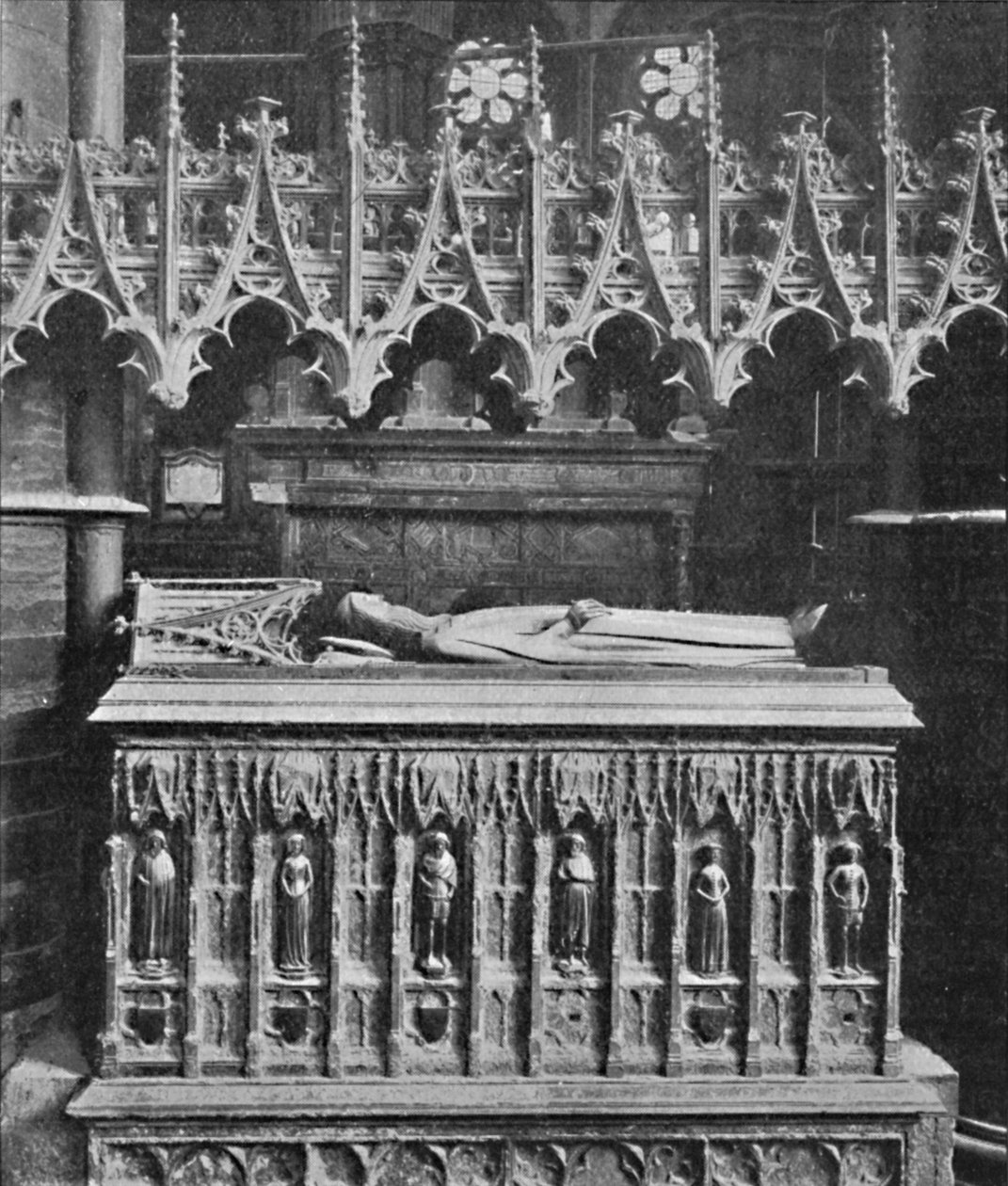 Edvard III:s grav, Westminster Abbey, 1903 av Unbekannt