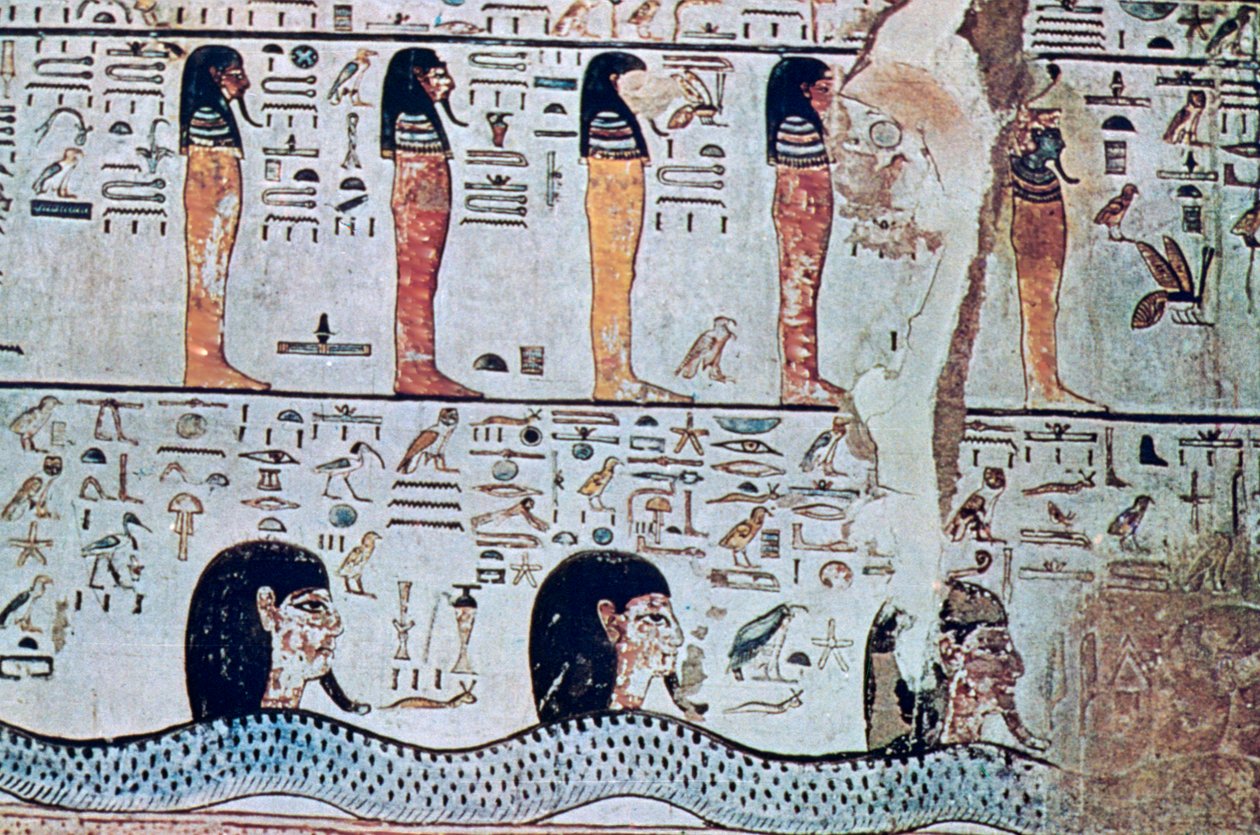 Tomb of Sethi I, Valley of the Kings, Egypten, 1200-talet f.Kr av Unbekannt