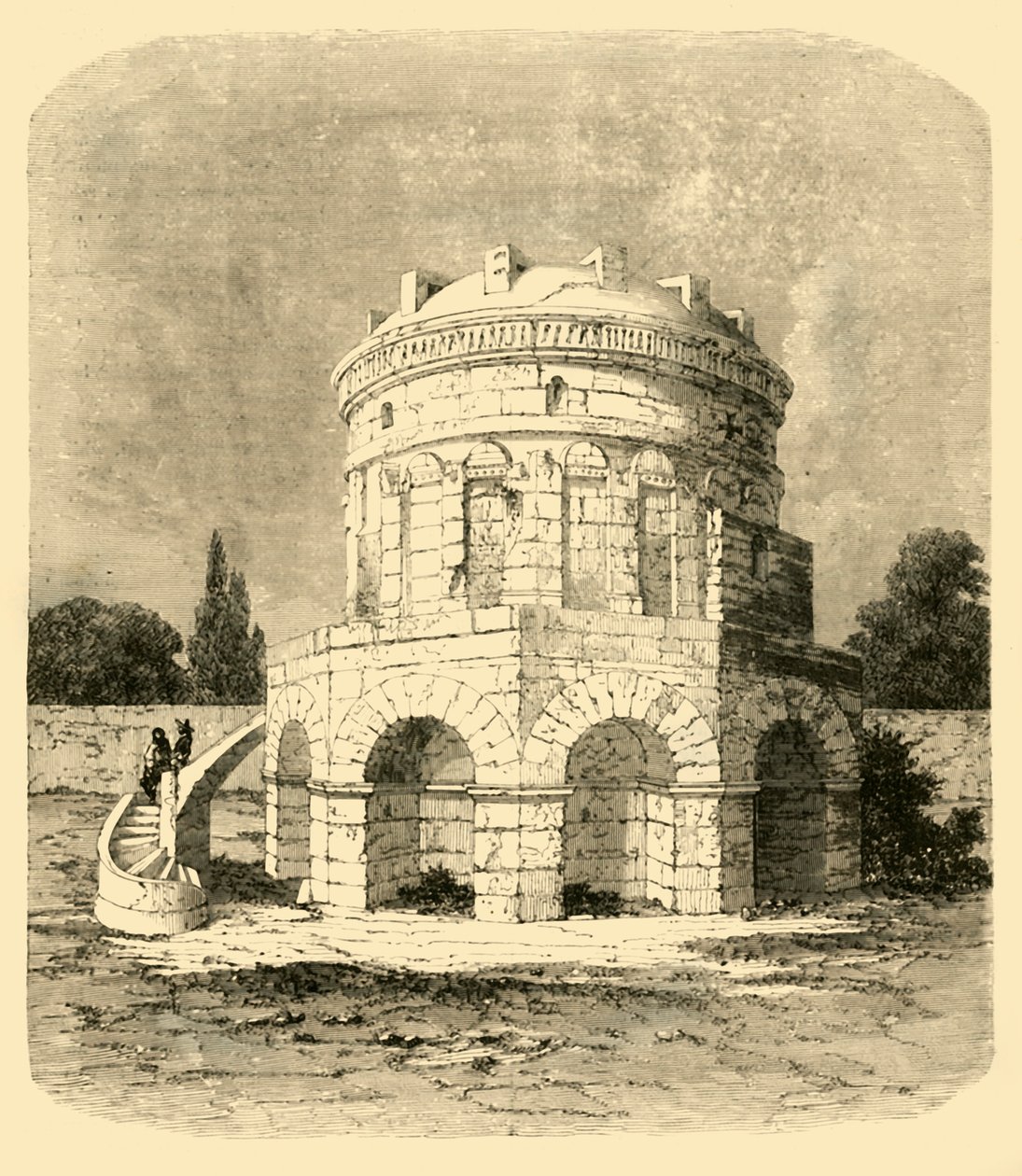 Theodoriks grav, Ravenna, 1890. av Unbekannt