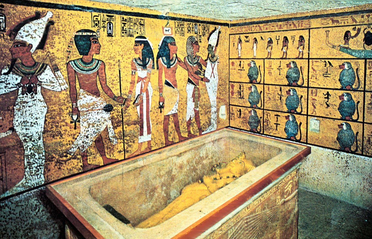 Tutankhamons grav, fornegyptisk, 18:e dynastin, c1325 f.Kr. av Unbekannt