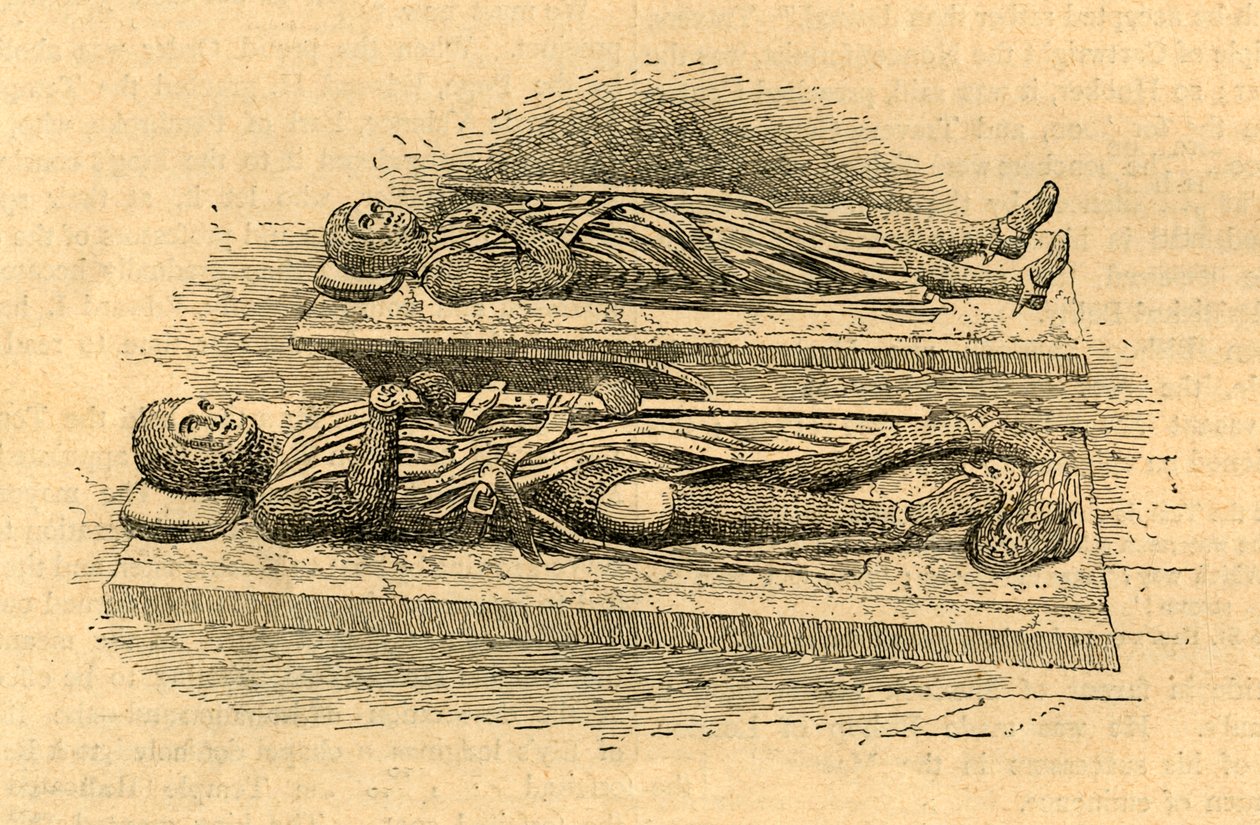 Tempelriddarnas gravar, 1870, 1897. av Unbekannt