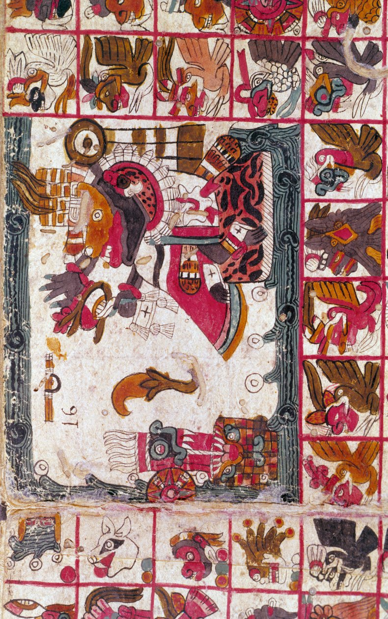 Tonalamatl Aubin, Folio 16, 1400-talet av Unbekannt