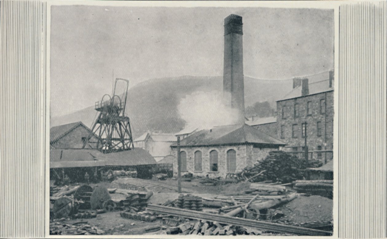 Toppen av en kolgruva, 1910 av Unbekannt