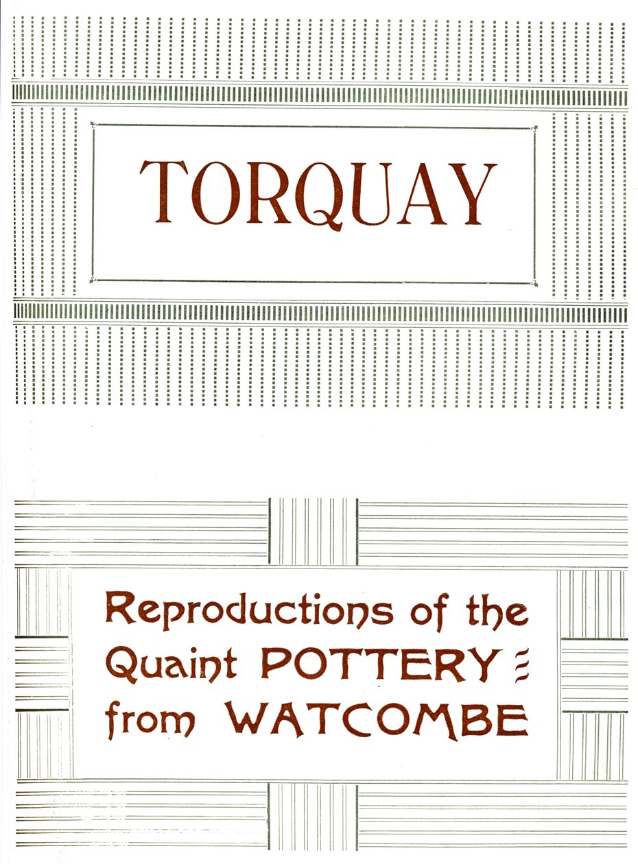 Torquay - Reproduktioner av pittoreska keramik från Watcombe, 1919 av Unbekannt