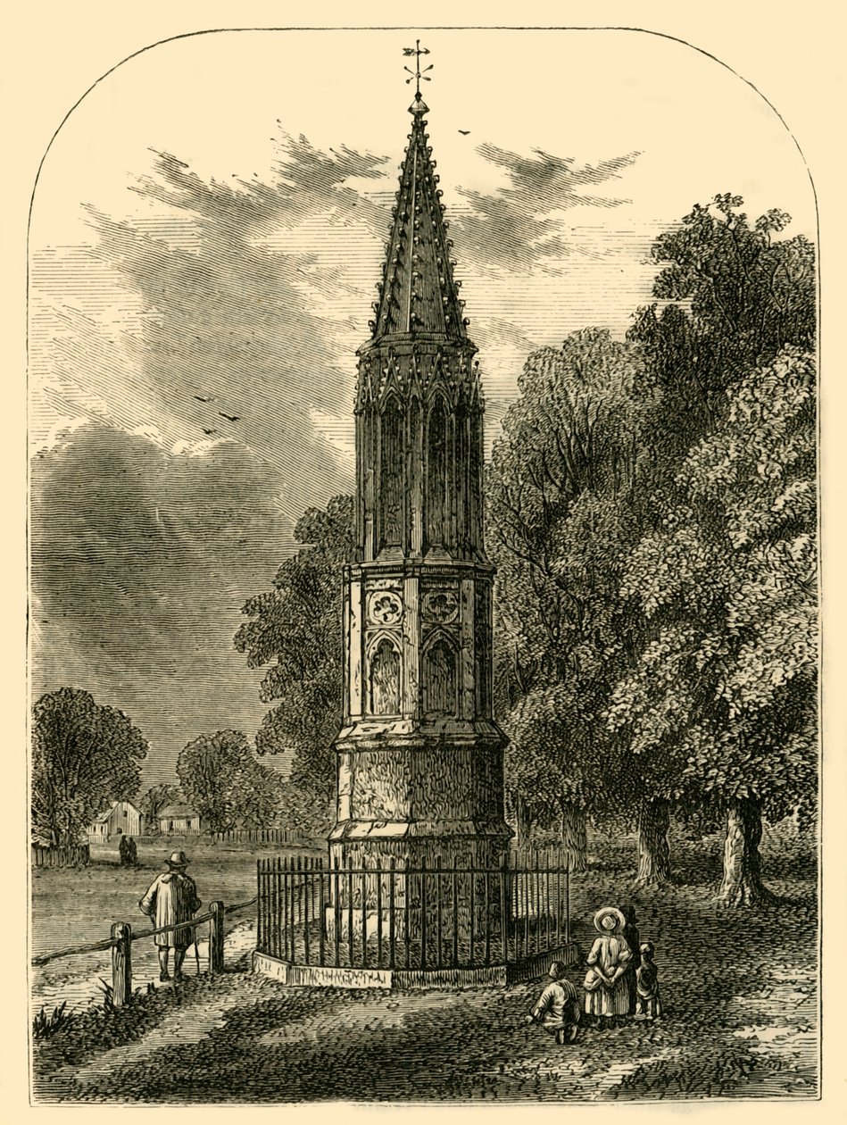 Tottenham High Cross, 1820, c1876. av Unbekannt