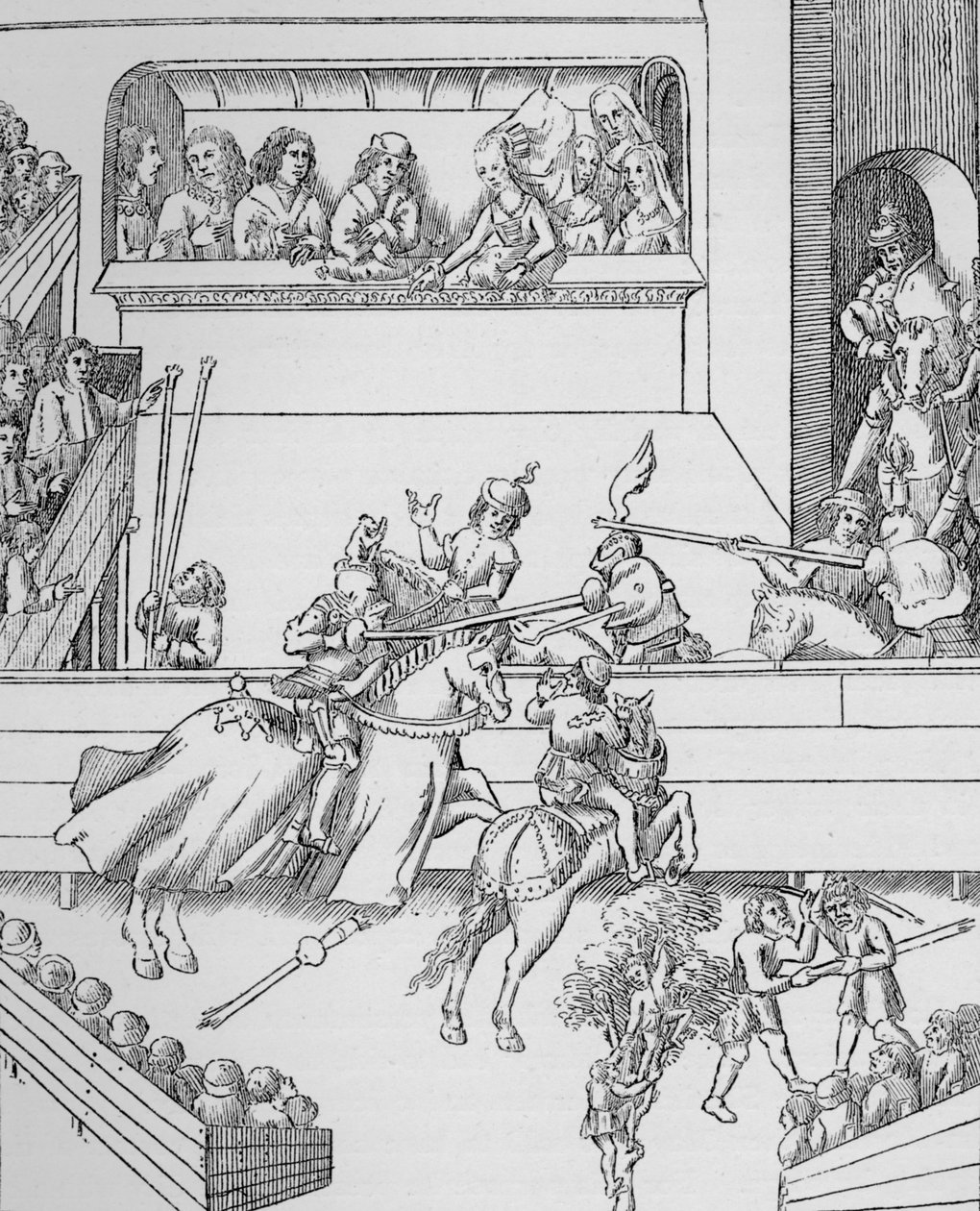 Tournament of the Earl of Warwick, 1500-talet 1906 av Unbekannt