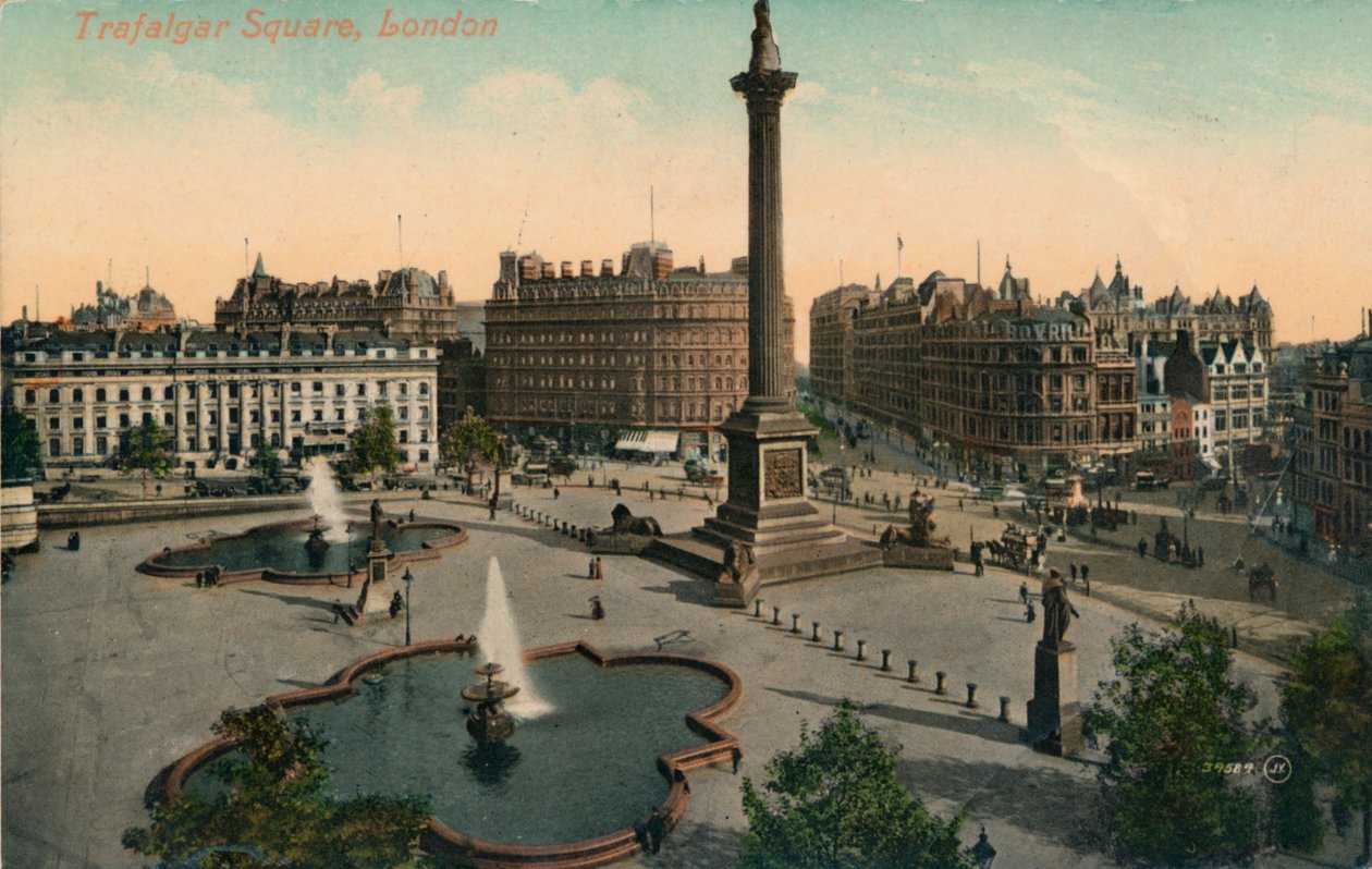 Trafalgar Square, London, c1900. av Unbekannt