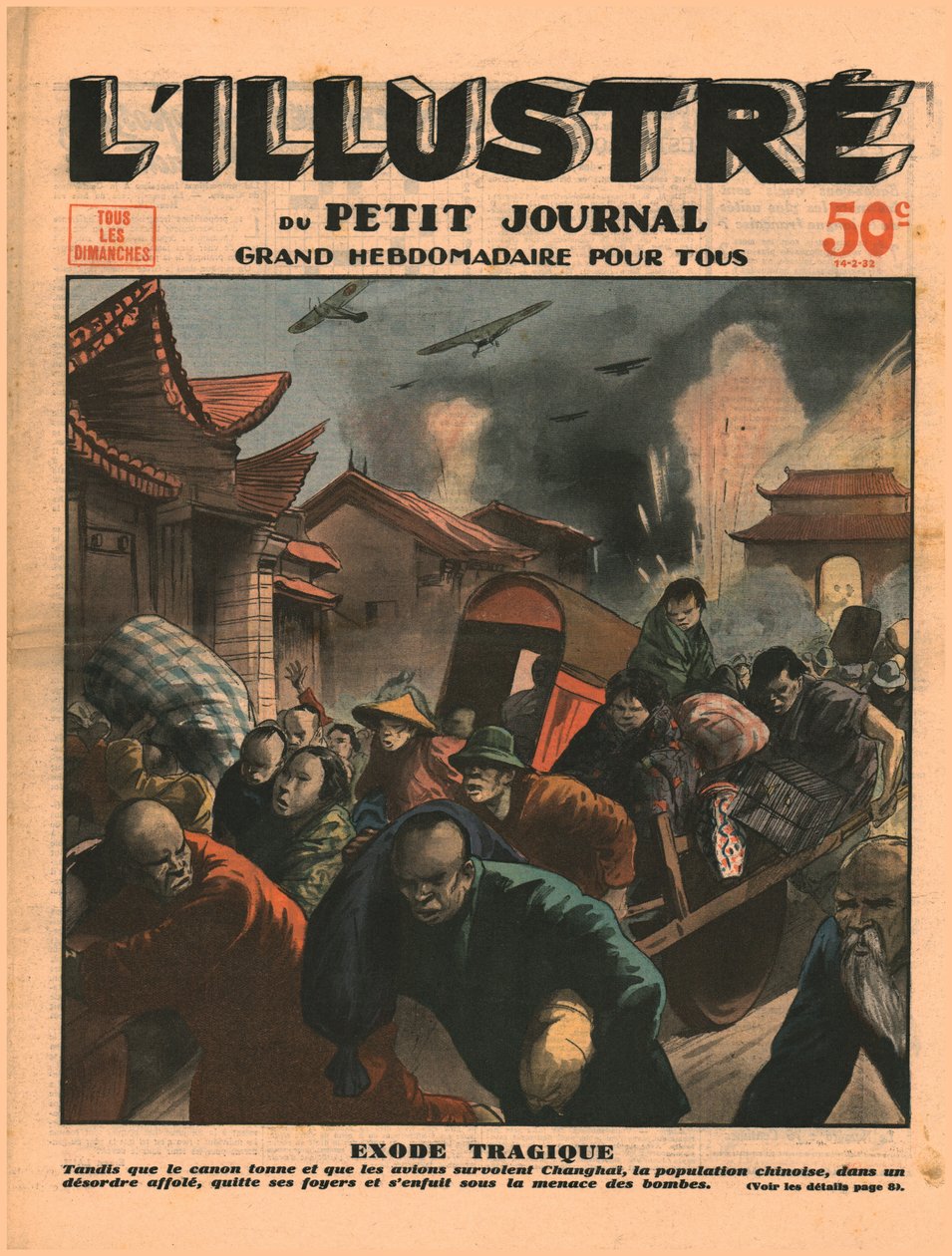 Tragisk exodus, 1932. av Unbekannt