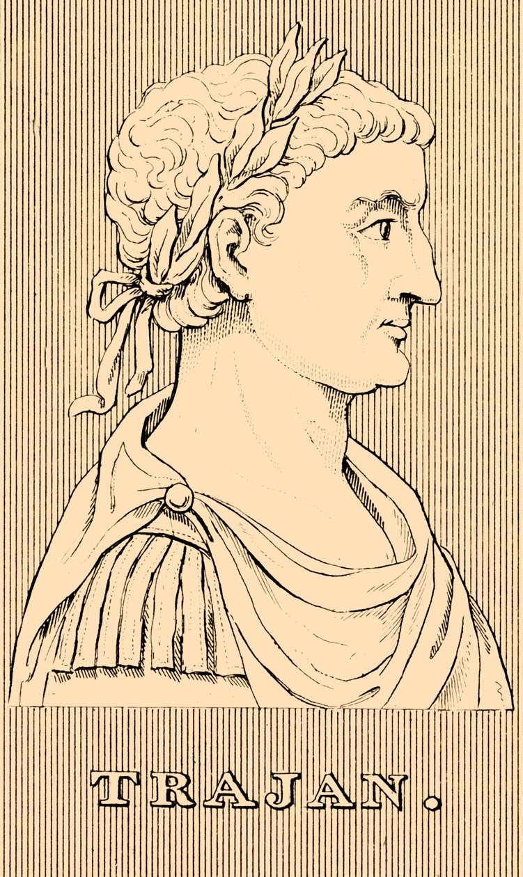 Trajanus, 53-117, 1830. av Unbekannt