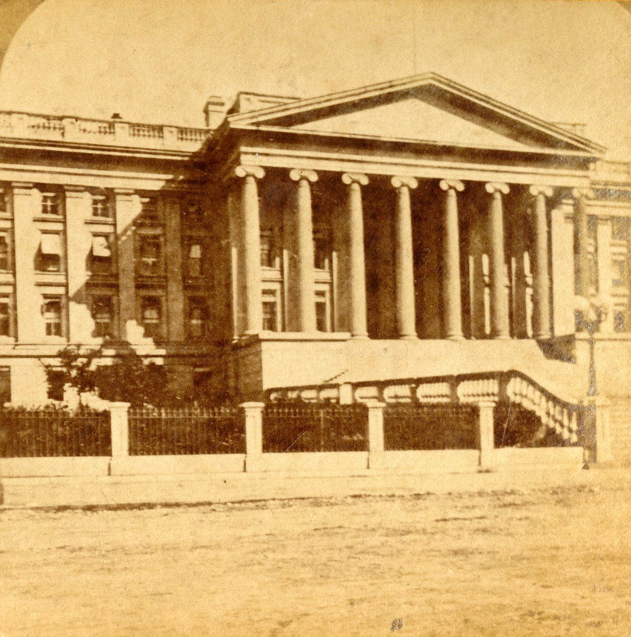 Treasury Department, Washington, D.C., ca 1880-talet. av Unbekannt
