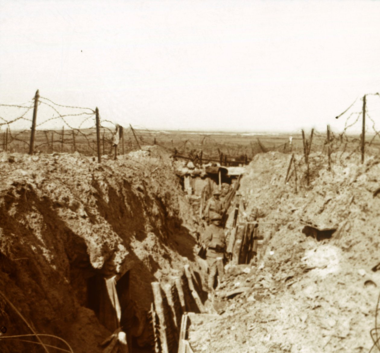 Skyttegravar, c1914-c1918 av Unbekannt