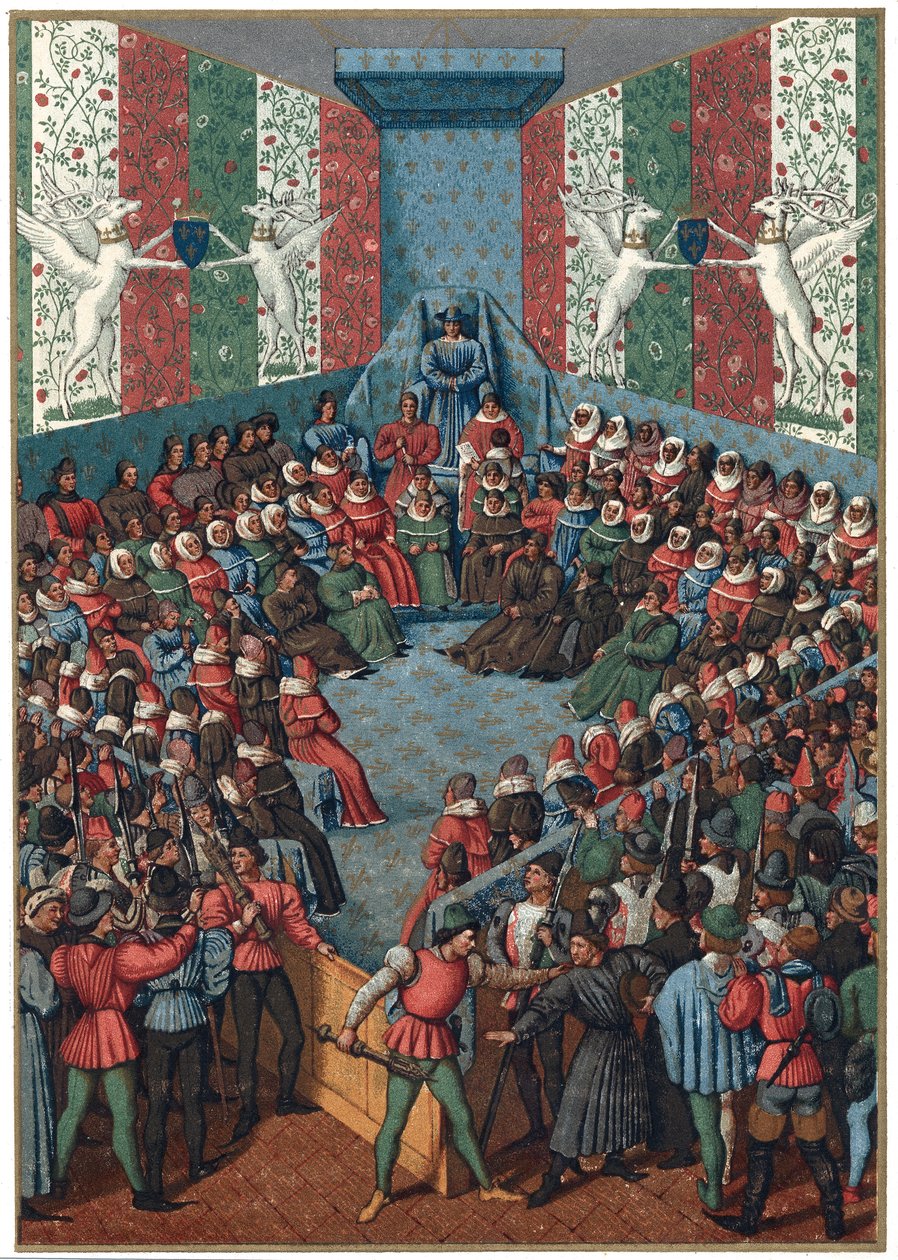 Rättegång mot Jean II, hertig av Alencon, 1458 av Unbekannt