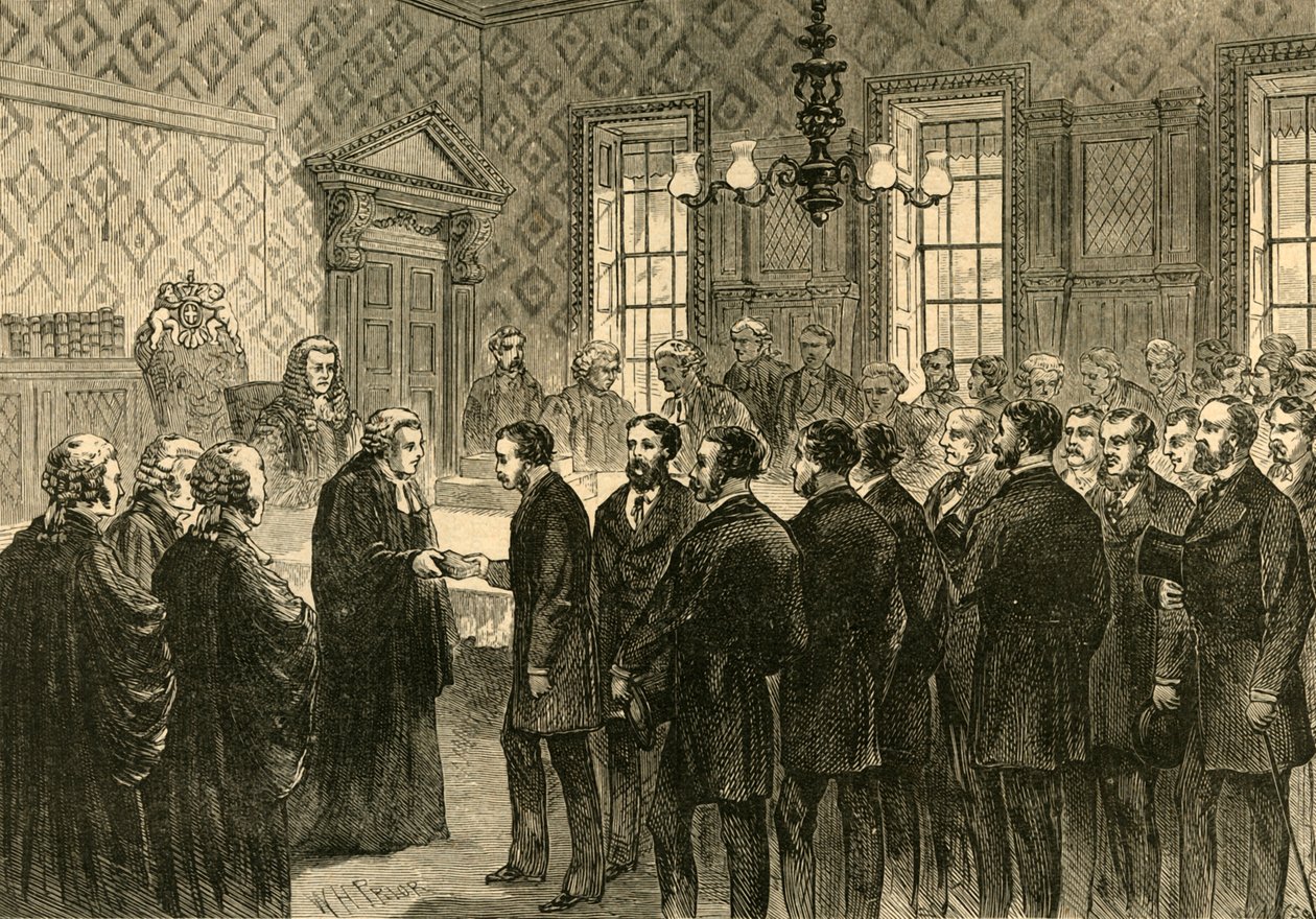 Rättegången mot Pix, 1897. av Unbekannt