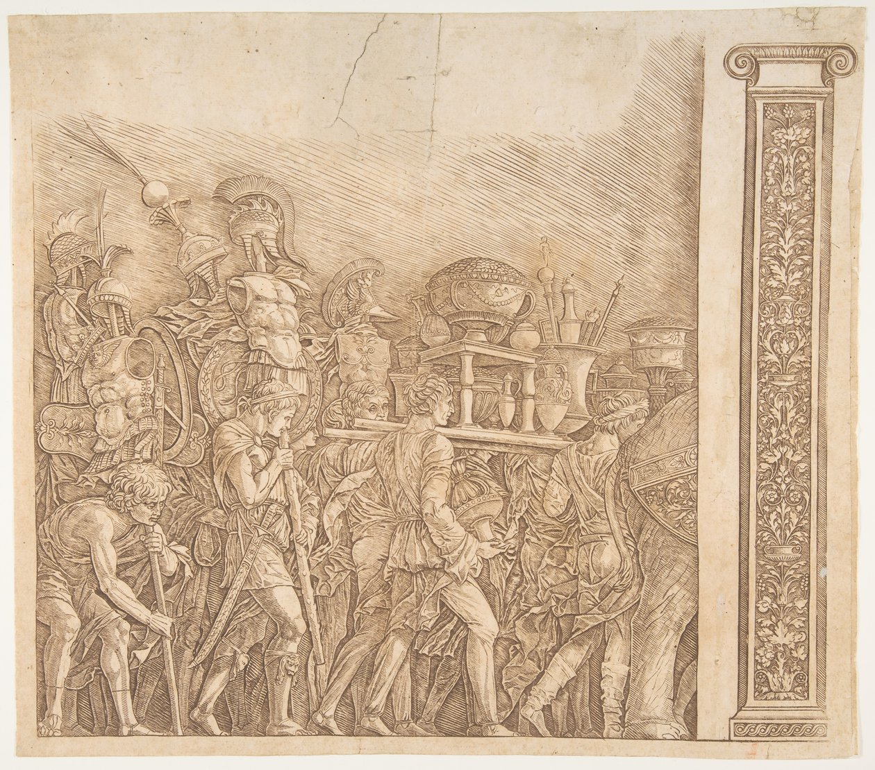 Triumf of Caesar: The Corselet Bearers, ca. 1490. av Unbekannt