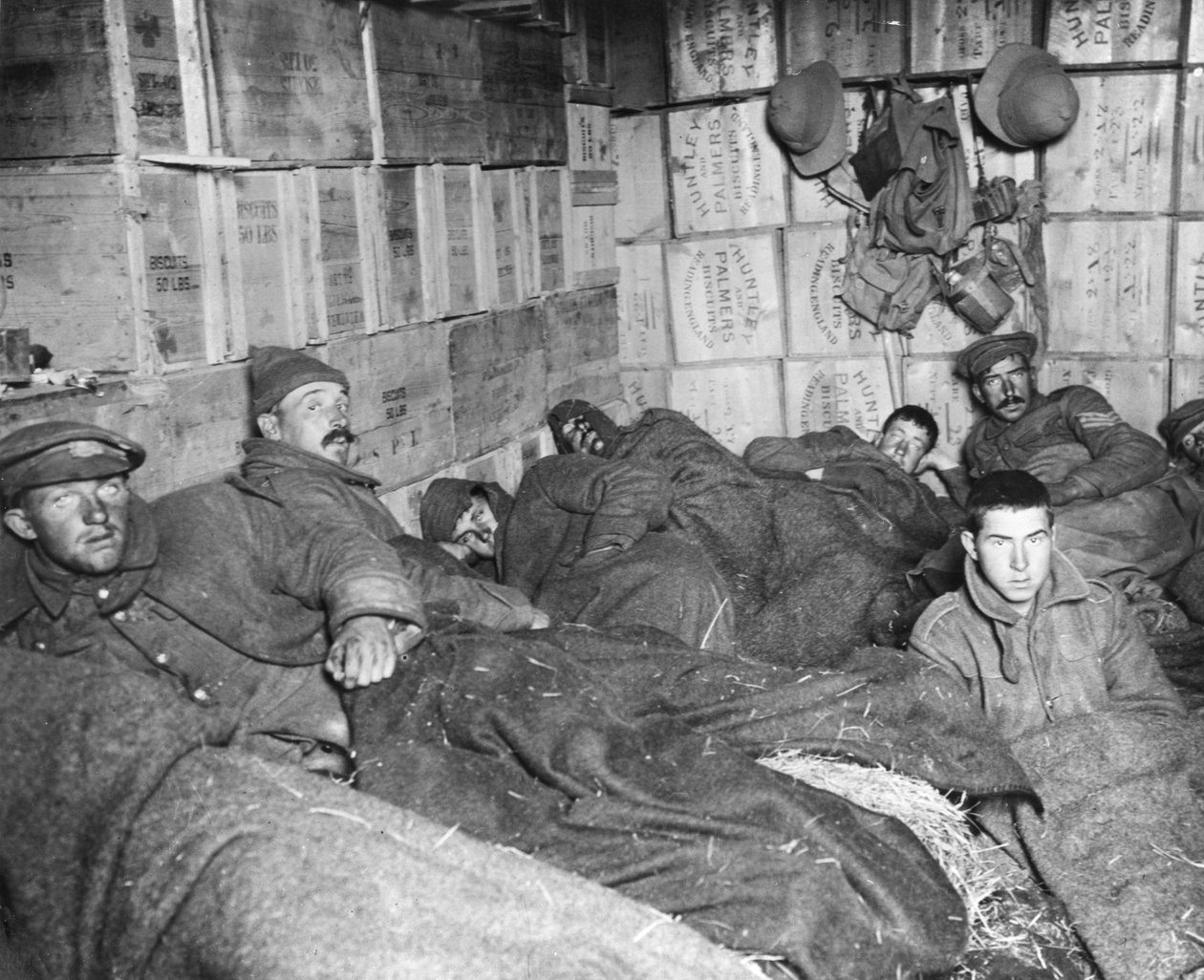 Trupper i vila, Dardanellerna, Turkiet, 1915-1916 av Unbekannt