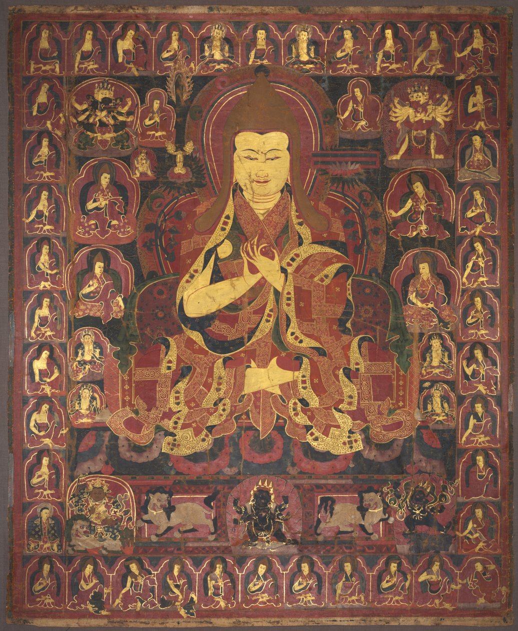 Tsong Khapa, grundare av Gelukorden, ca. 1440-1470. av Unbekannt