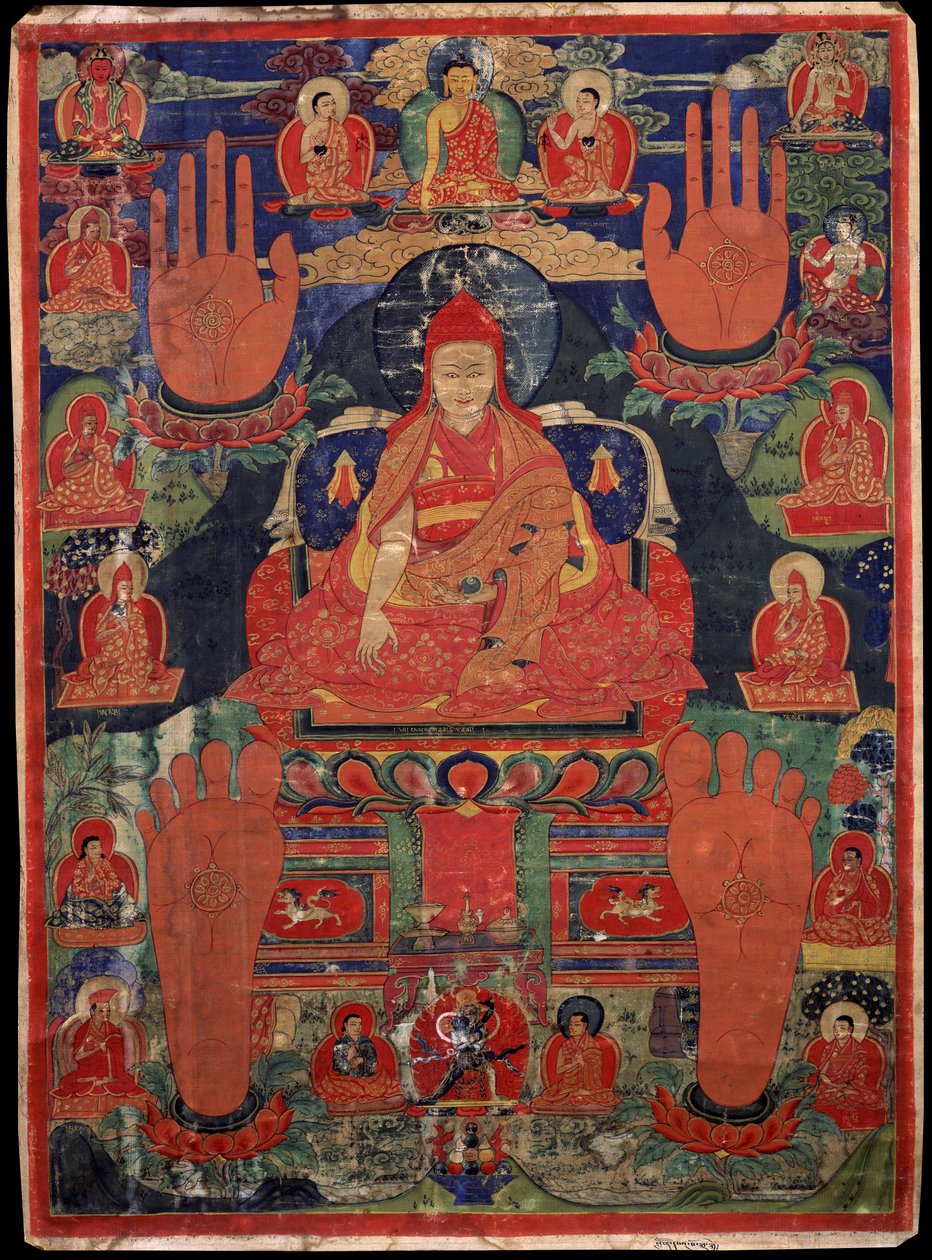 Tsuglag Gyatso, den tredje Pawo Rinpoche (ca 1567-1630) av Unbekannt