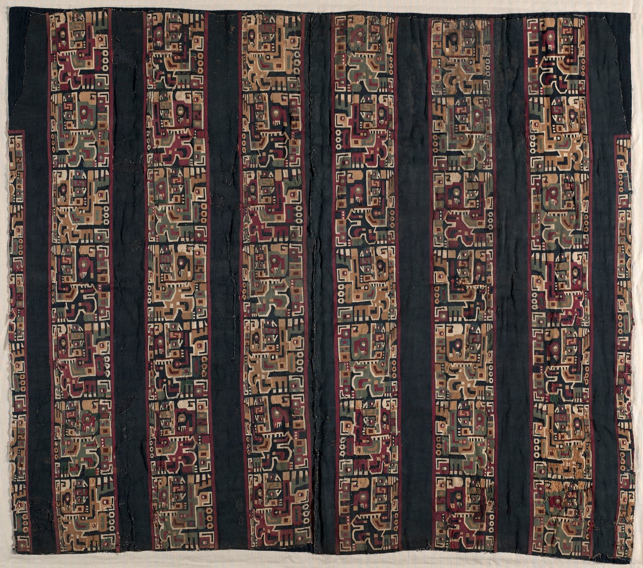 Tunikafragment med fågelhuvud, 600-1000. av Unbekannt