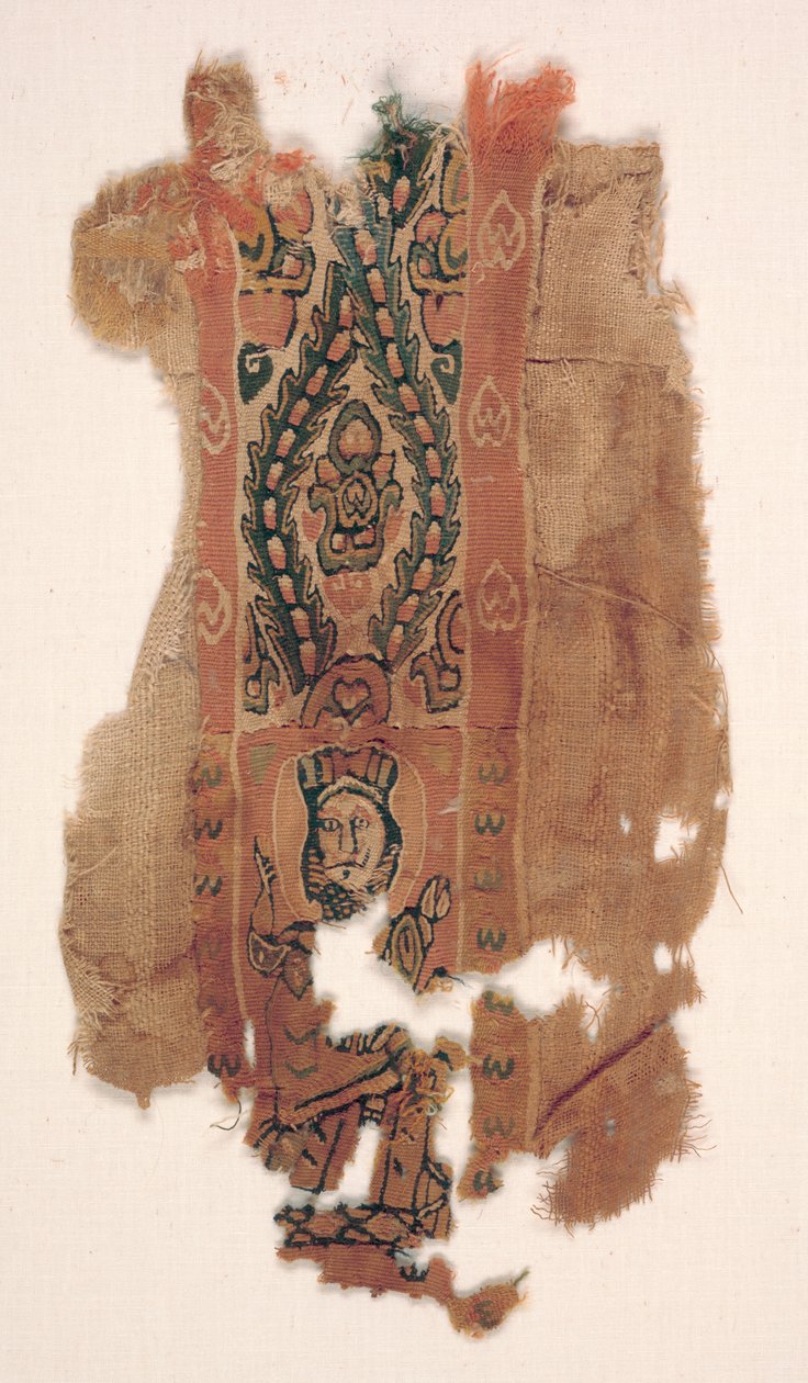 Tunikaprydnad med en del av ett helgon, ca. 600-700-tal. av Unbekannt
