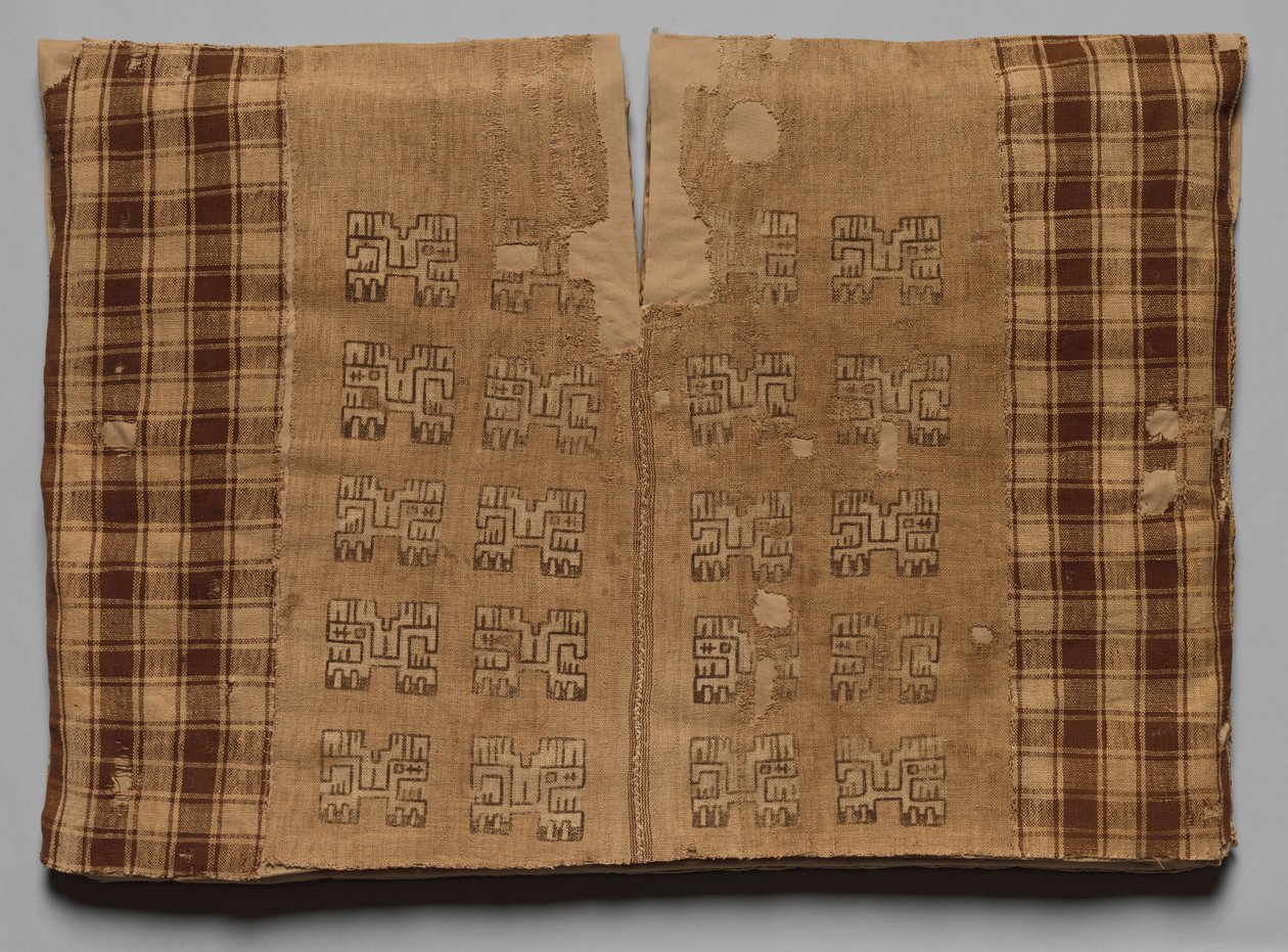 Tunika med profildjur och schackbräden, 700 BC-AD 650. av Unbekannt