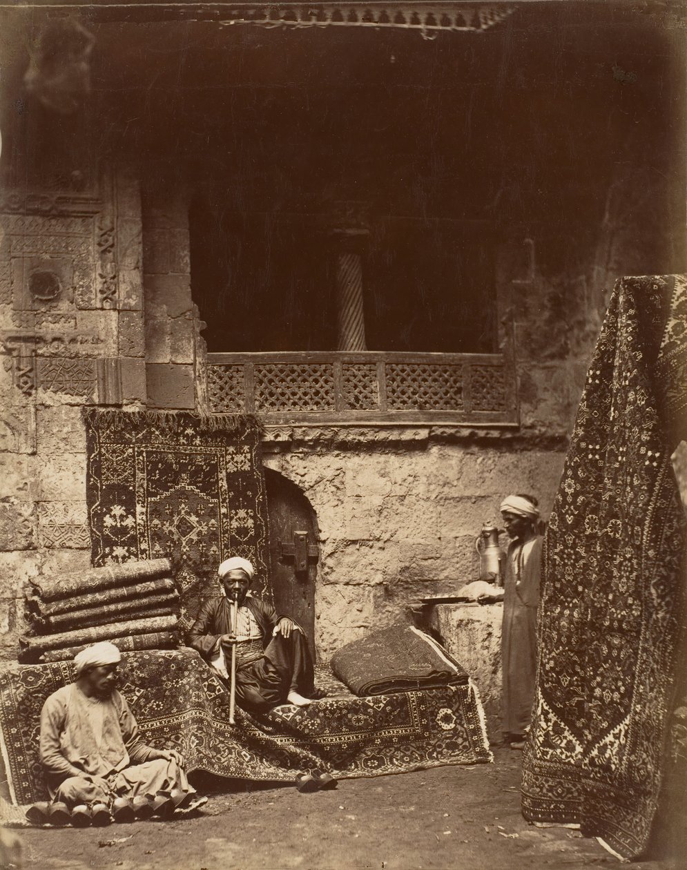 Turkisk mattbasar, Kairo, ca. 1880. av Unbekannt