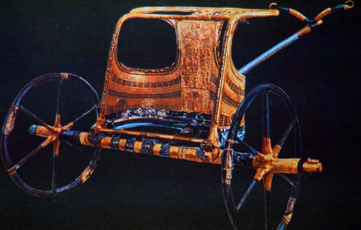 Tutankhamons gravvagn, 1300-talet f.Kr av Unbekannt