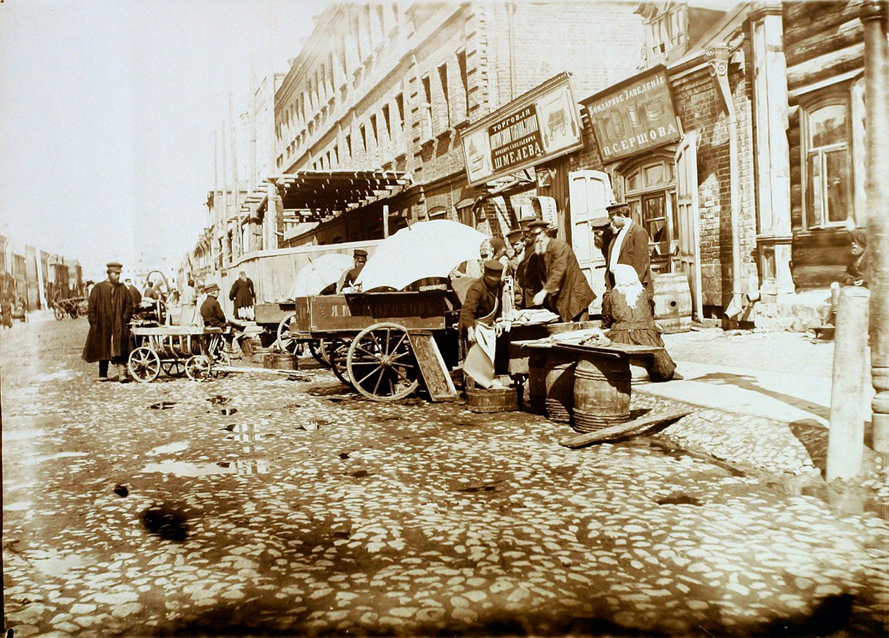 Tverskaya-Yamskaya Street, Moskva, Ryssland, 1911 av Unbekannt