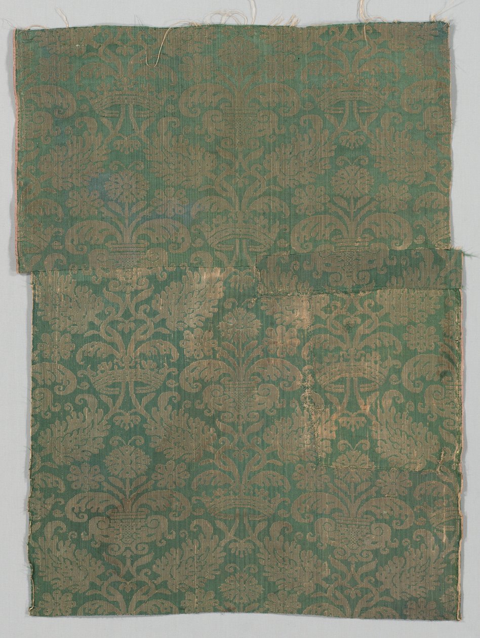 Två längder av textil, 1500-tal. av Unbekannt