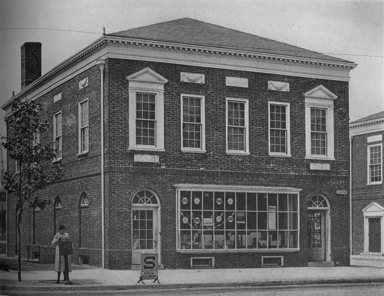 Två butiker i Yorkship Village, New Jersey, 1925 av Unbekannt