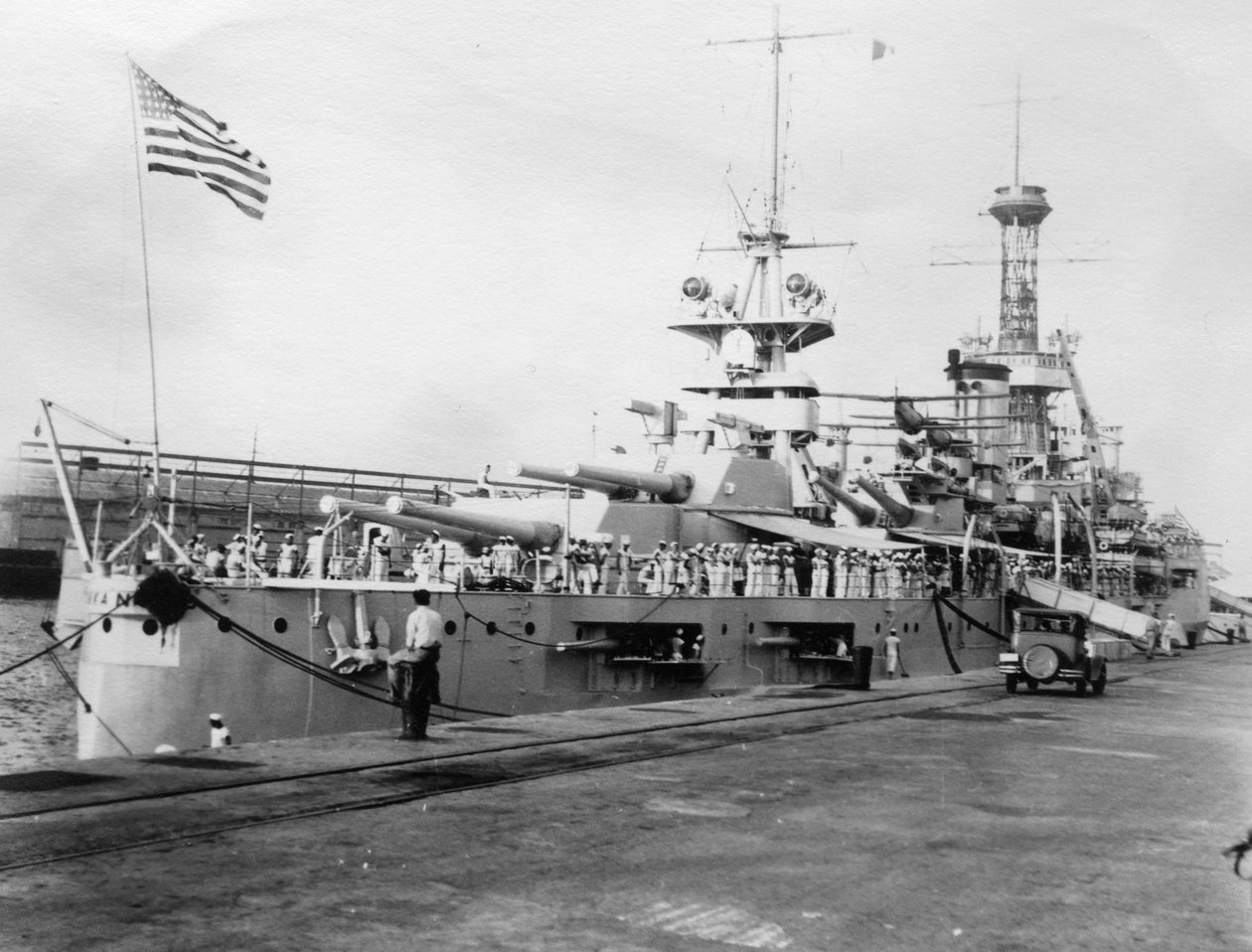 Amerikanska marinens örlogsfartyg, marinens varv, Balboa, Panama, 1931 av Unbekannt
