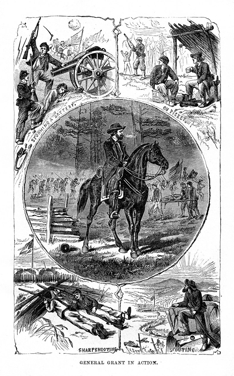 Ulysses S Grant, USA:s 18:e president, 1872 av Unbekannt
