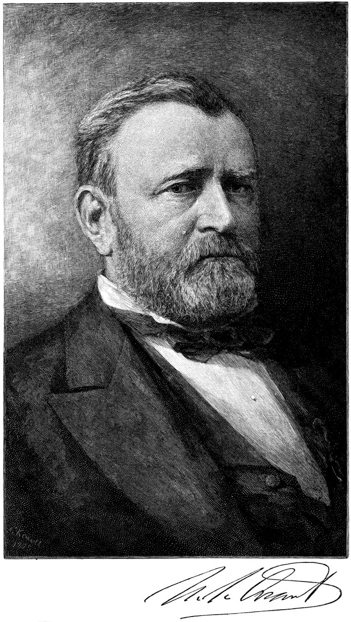 Ulysses S Grant, amerikansk soldat och statsman, sent 1800-tal av Unbekannt