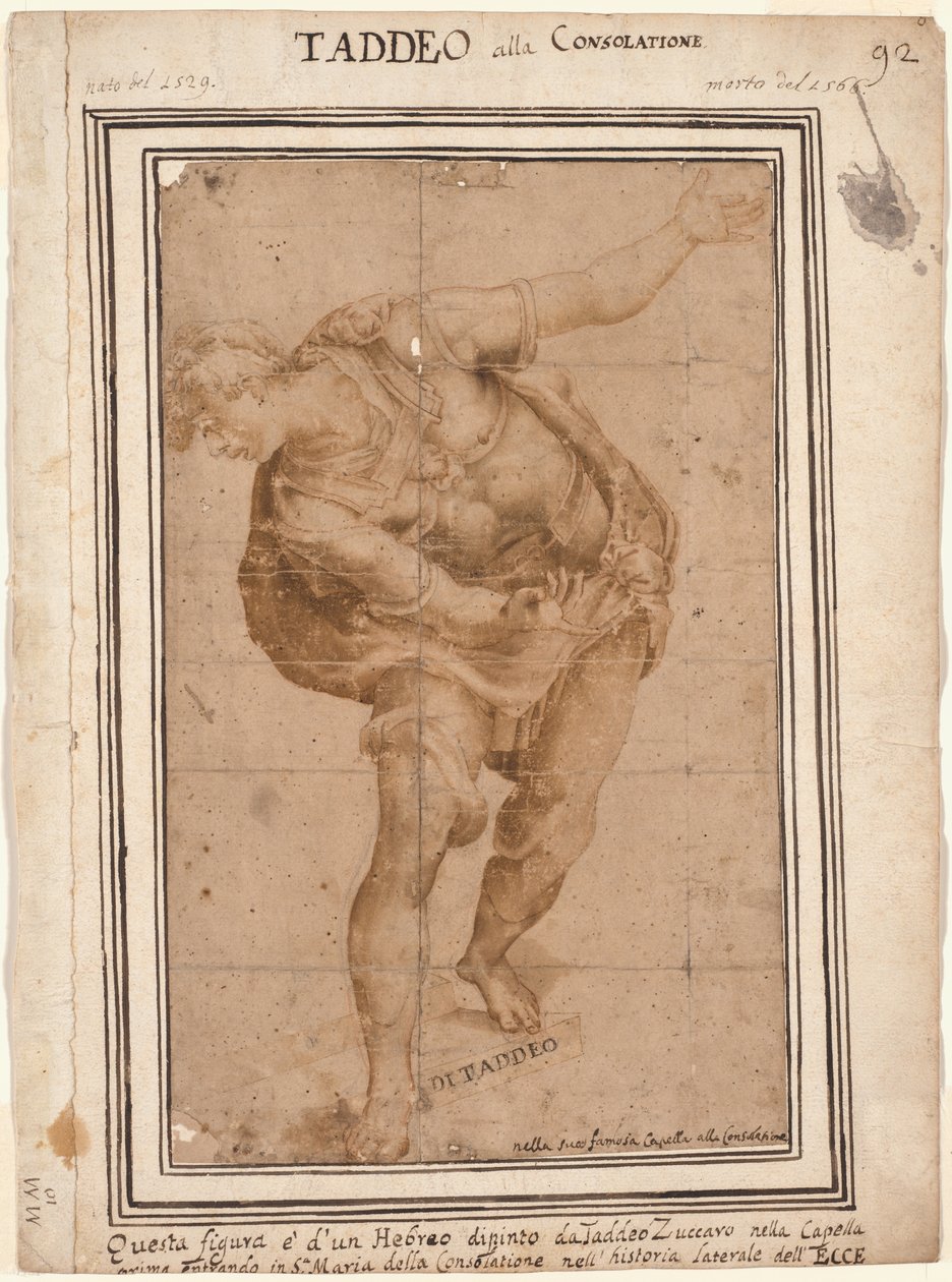 Un Hebreo, from Christ Shown to the People recto, efter 1556. av Unbekannt